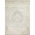 Bashian 2 ft. 6 in. x 8 ft. Corsica Collection Bohemian Polyester Power Loom Area Rug, Grey C189-GY-2.6X8-CR402